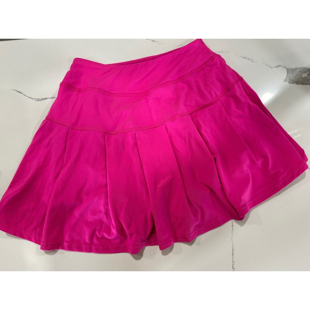 Gottex Studio Women Hot Pink Pleated Tennis Golf Skort Activewear XS